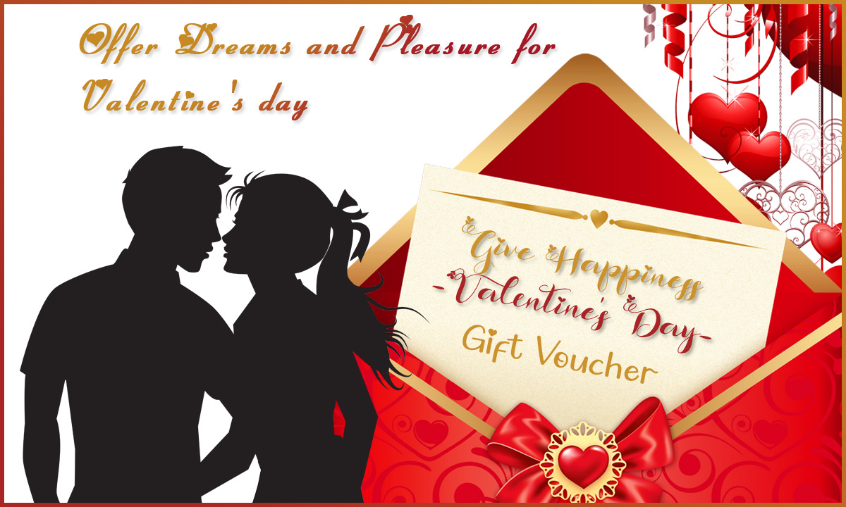 Offer dreams abd pleasure for Valentine'Day
